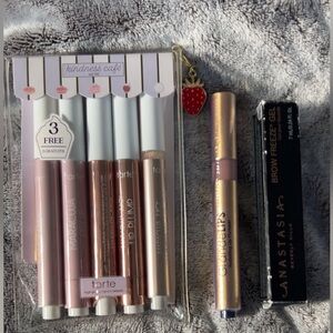 BUNDLE AND SAVE - NWT tarte Lip set , GrandeLips and Anastasia Brow freeze gel